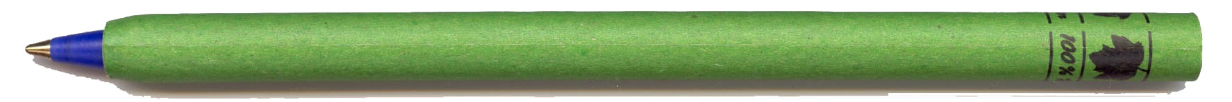 EcoFirst Recycled Paper Pen (Green, Blue)