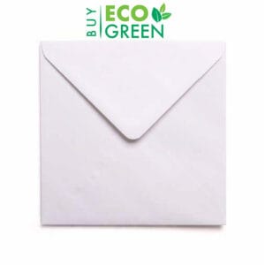 Eco White 152 x 152mm Square Envelopes (Pack of 50)