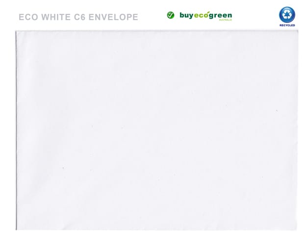 Eco White C6 Envelopes (Pack of 50)