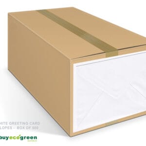 Eco White Greeting Card Envelopes 131 x 182mm (Box of 500)