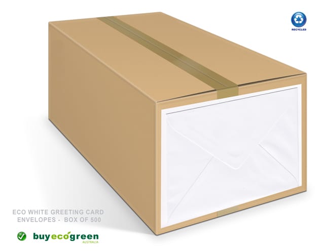 Eco White Greeting Card Envelopes 131 x 182mm (Box of 500)
