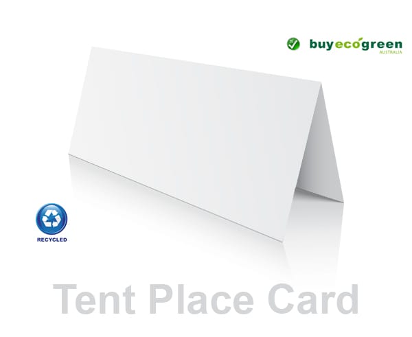 Eco White Recycled Tent Place Cards (Pack of 20)