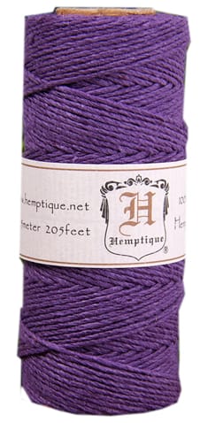 Hemp Twine - Dark Purple