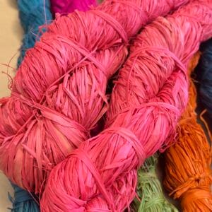 Coloured Raffia 250g - Light Pink