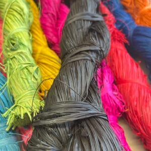 Coloured Raffia 250g - Black