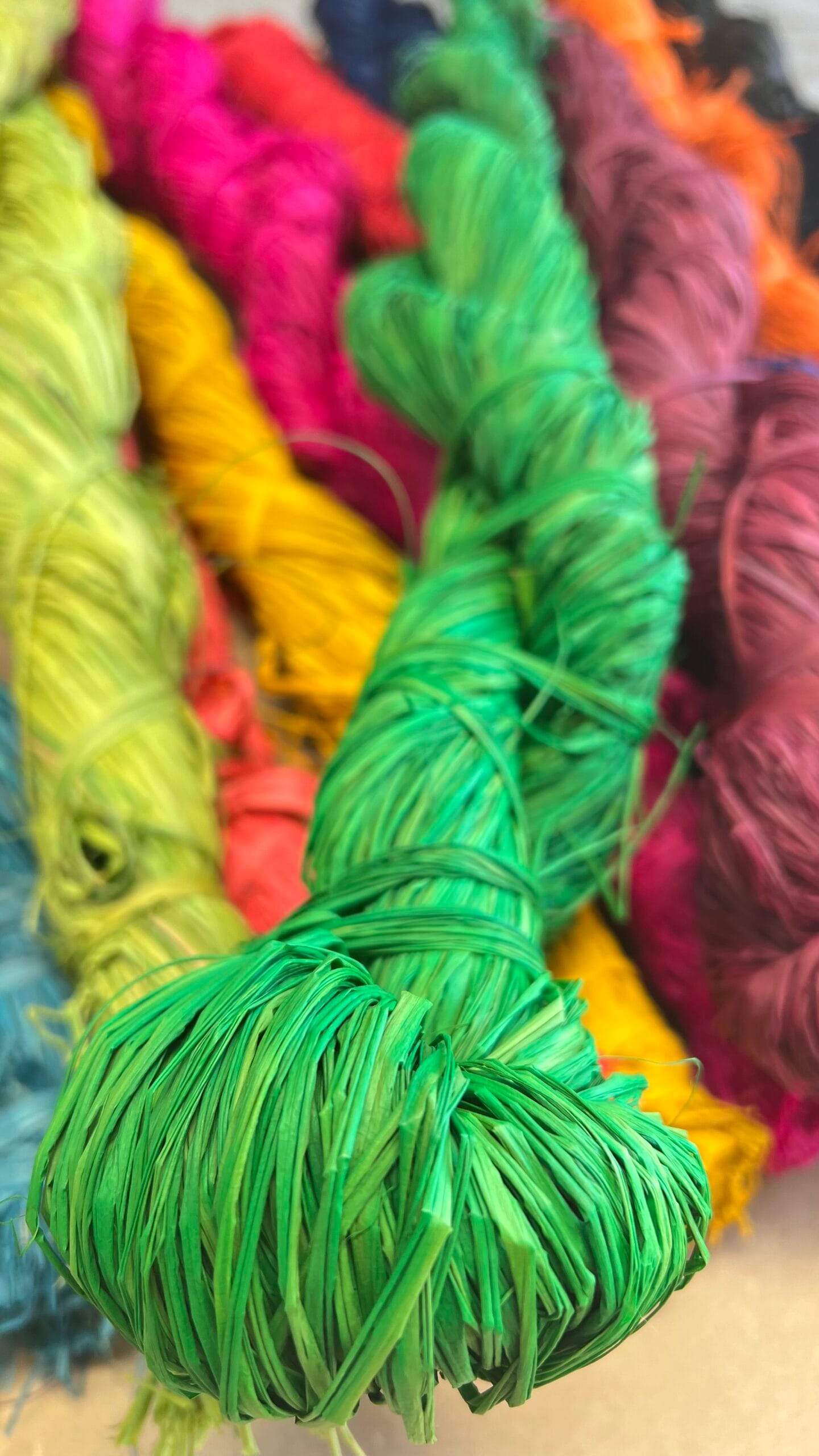 Coloured Raffia 250g - Dark Green