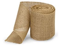 Natural Wide Heavy Jute Ribbon  100mm x 9m