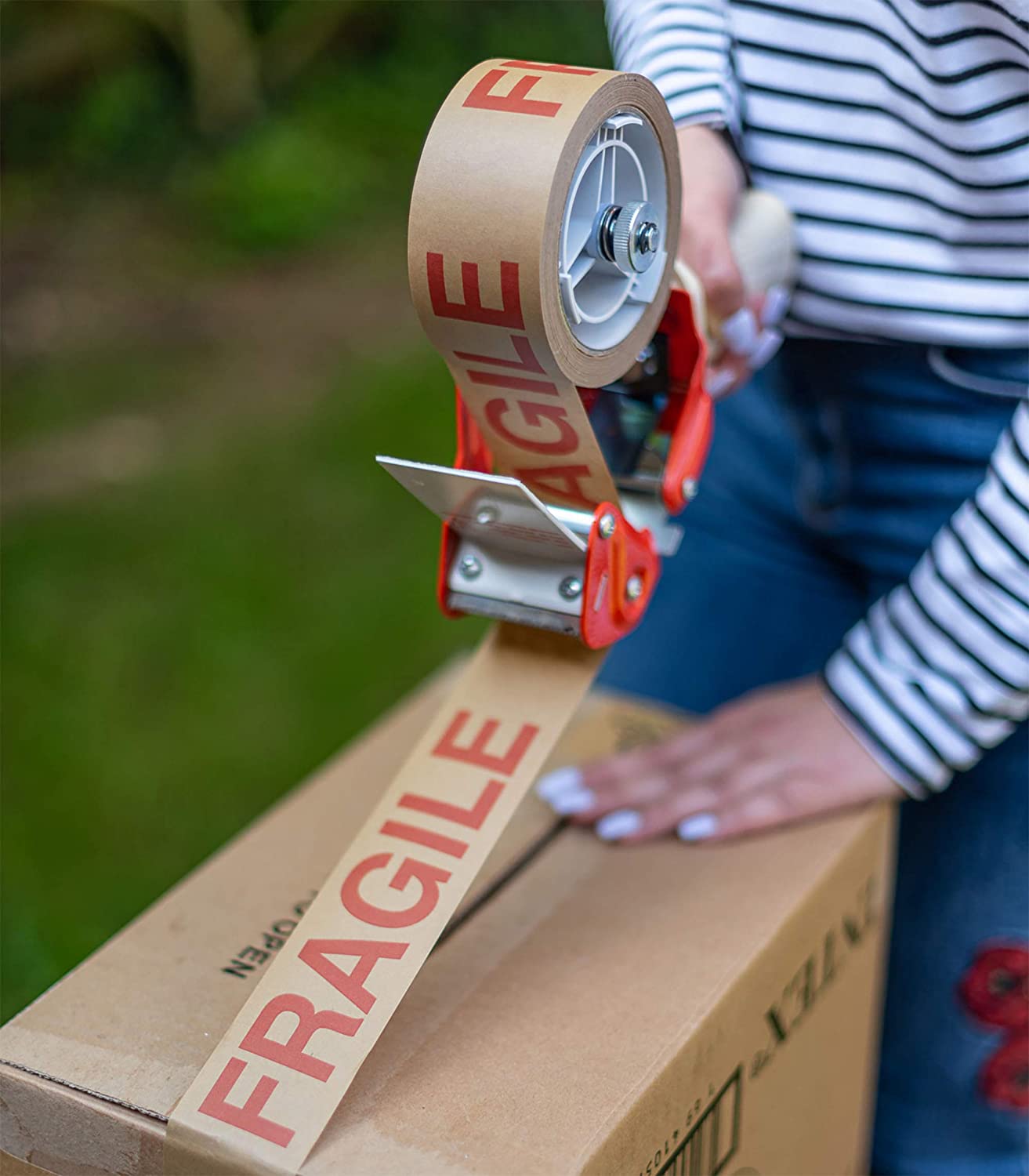 Printed Kraft Paper Packing Tape 48mm X 50m