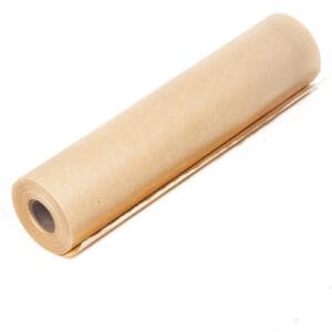Recycled Brown Kraft Wrapping Paper Roll 65gsm, 500mm wide, 70m long