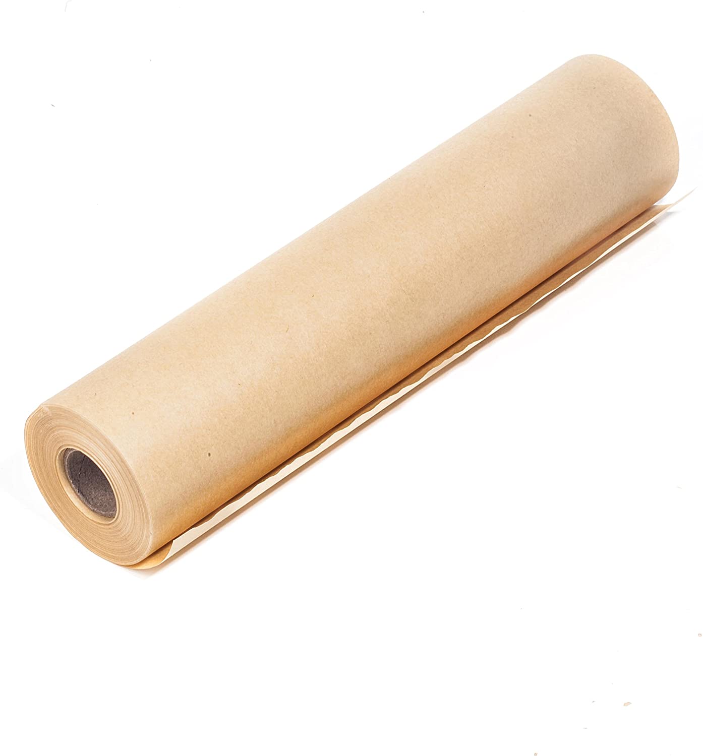 Recycled Brown Kraft Wrapping Paper Roll 80gsm, 600mm wide, 50m long