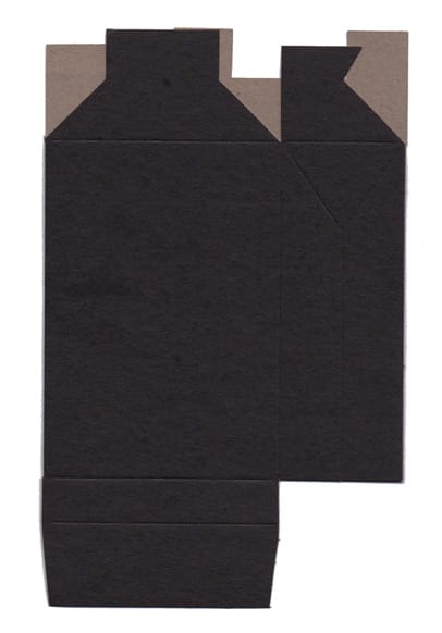 Recycled Gift Satchel (155 x 104 x 55mm) - Black (pack of 5)