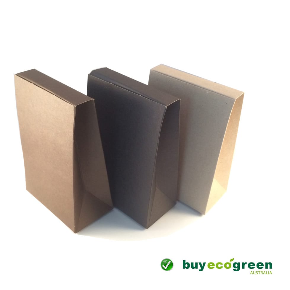 Recycled Gift Satchel (155 x 104 x 55mm) - Black (pack of 5)