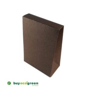 Recycled Gift Satchel (155 x 104 x 55mm) - Chocolate Brown (Pack of 5)