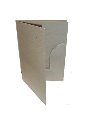 Recycled Presentation Folders A5 - Eco Brown (Pack of 10)