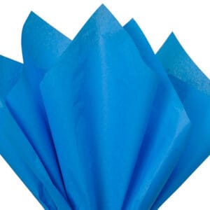 Recycled Tissue Paper - Bright Blue 100% Recycled ( Pk of 24 sheets )