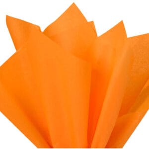 Recycled Tissue Paper - Bright Orange 100% Recycled ( Pk of 24 sheets )