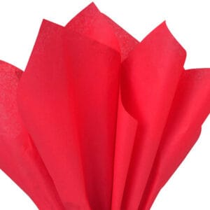 Recycled Tissue Paper - Bright Red 100% Recycled ( Pk Of 24 Sheets )