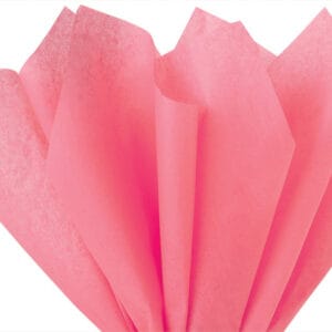 Recycled Tissue Paper - Ruby Pink 100% Recycled ( Pk of 24 sheets )
