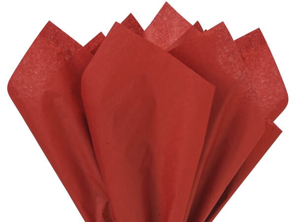 Recycled Tissue Paper - Scarlet 100% Recycled ( Pk Of 24 Sheets )