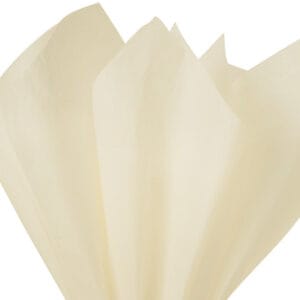 Recycled Tissue Paper - Soft Ivory 100% Recycled ( Pk of 24 sheets )