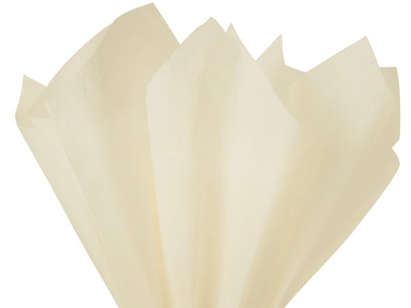 Recycled Tissue Paper - Soft Ivory 100% Recycled ( Pk of 24 sheets )