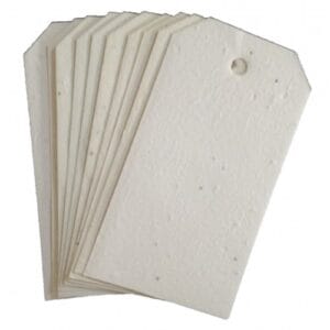Seeded Paper Swing Tags 55mm x 100mm (pack of 25)