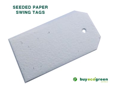 Seeded Paper Swing Tags 55mm x 100mm (pack of 25)