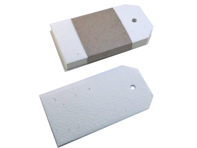 Seeded Paper Swing Tags 55mm x 100mm (pack of 25)